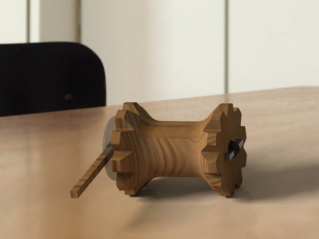 Rubber Band Toy Tractor