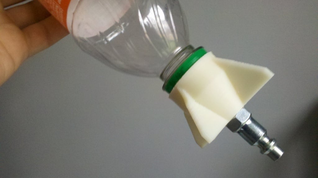 Water Rocket (Bottle Rocket) Adapter With Fins