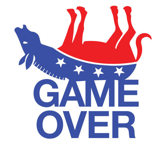 Game Over plaque