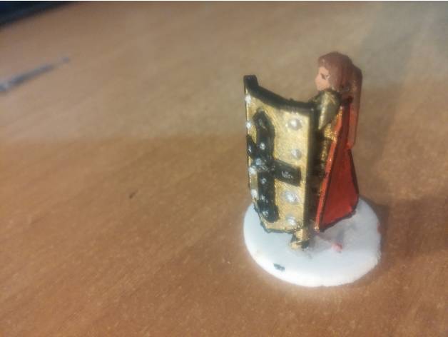Image of warrioress - rpg miniature