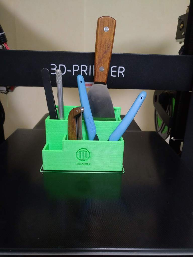 Tool Box 3d printer with makerbot logo