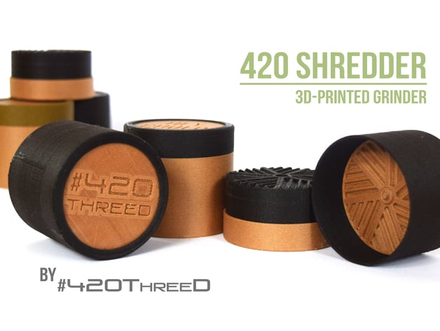 TOOTHLESS Herb Grinder - by 420ThreeD