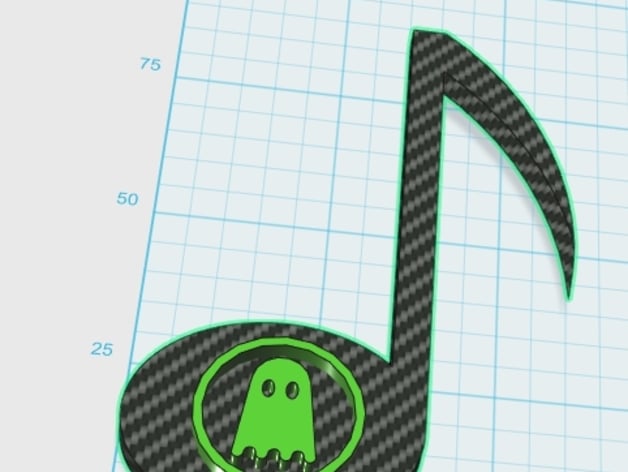 Ghostly Eighth Note Record Wrapper Slicer