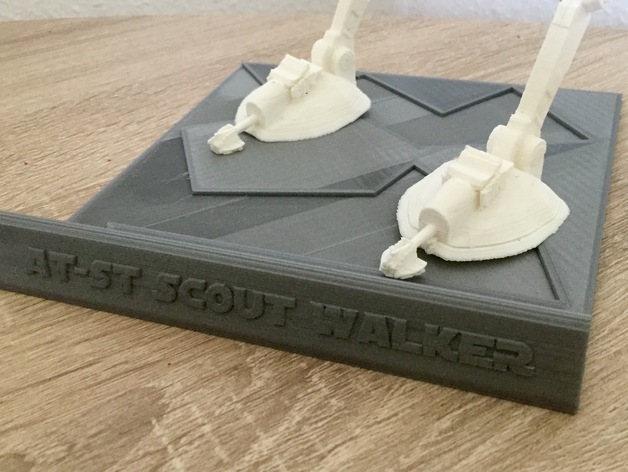 Plate Base for AT-ST Scout Walker