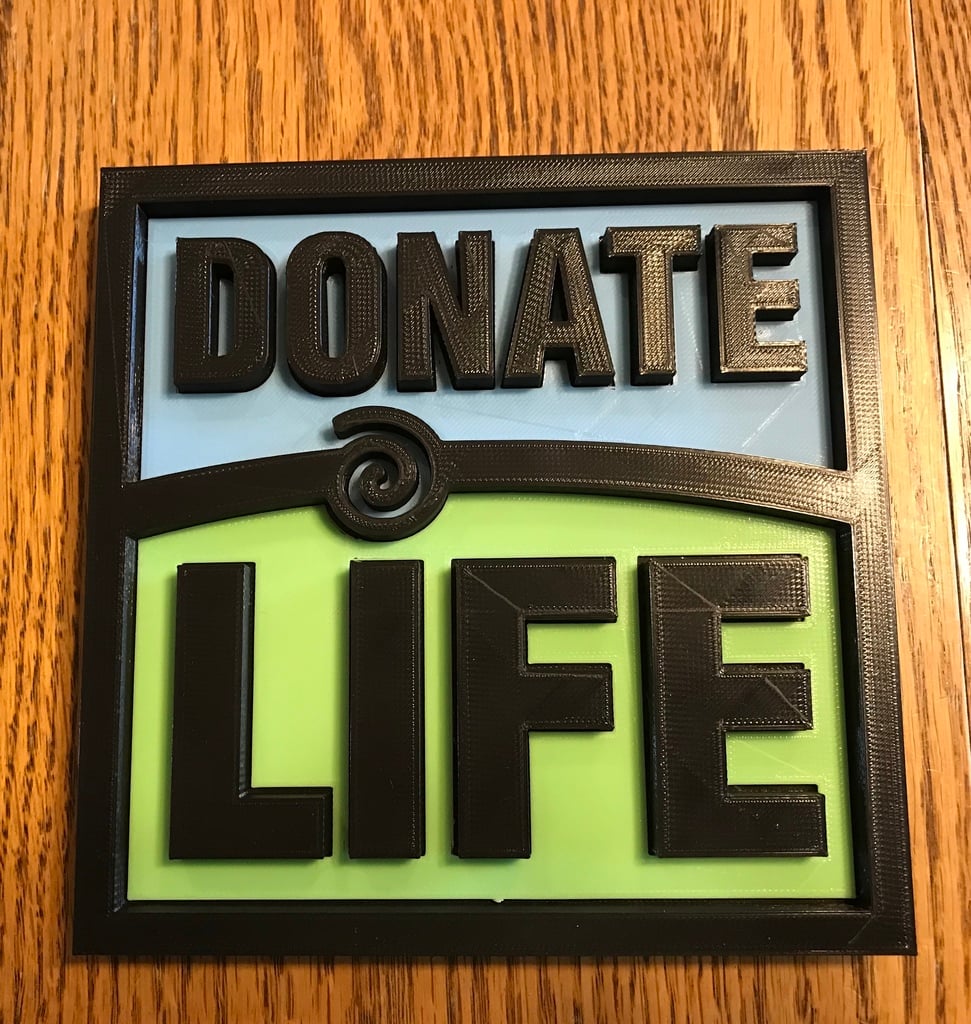 Donate Life 3D Logo