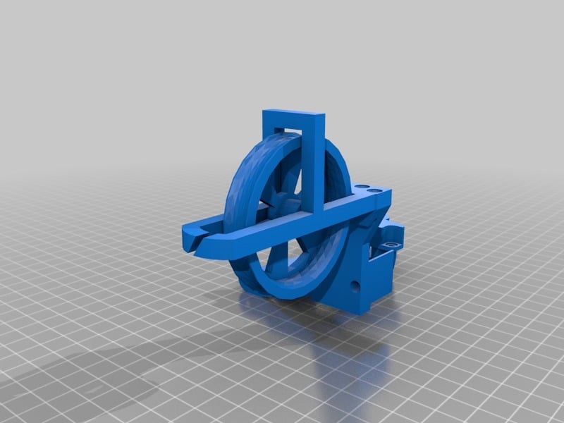 Ender 3 (PRO) extruder filament guide with cable chain ends