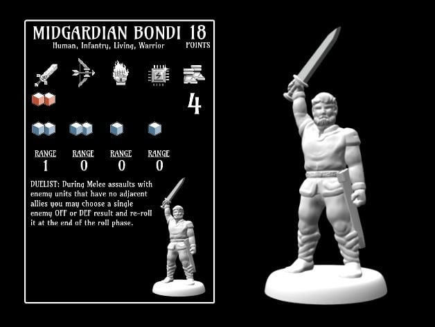 Image of Midgardian Bondi (18mm scale)