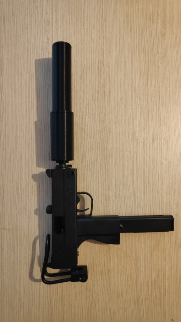 220 mm Suppressor/Silencer for Well G11 (ingram mac-11) airsoft
