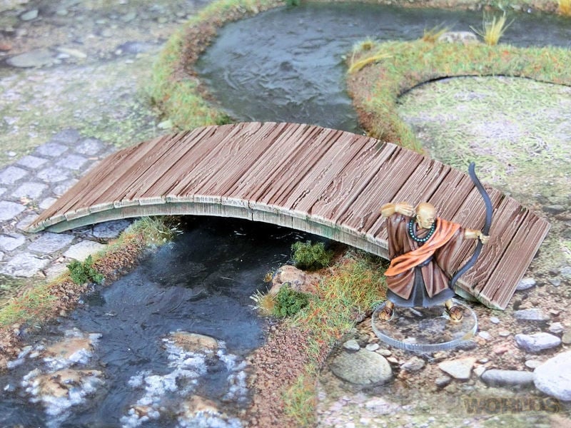 Japanese Samurai Wooden Bridge