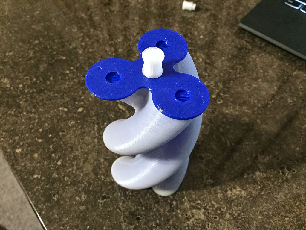 3D Helical Fidget Spinner