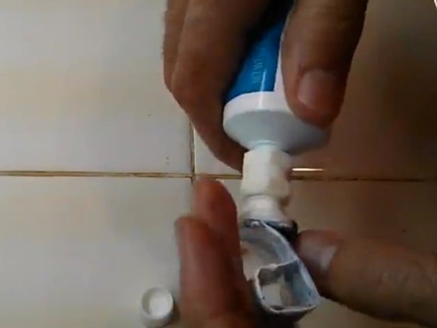 Toothpaste transfer tube