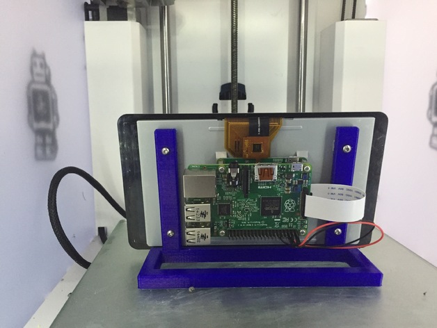 Raspberry Pi 7 in LCD Touch Screen Stand