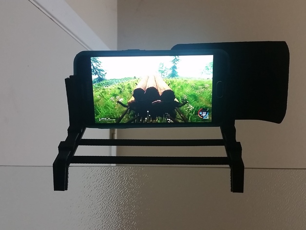 Phone mount for shower