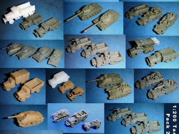 1200 Tanks And Vehicles Pack 2