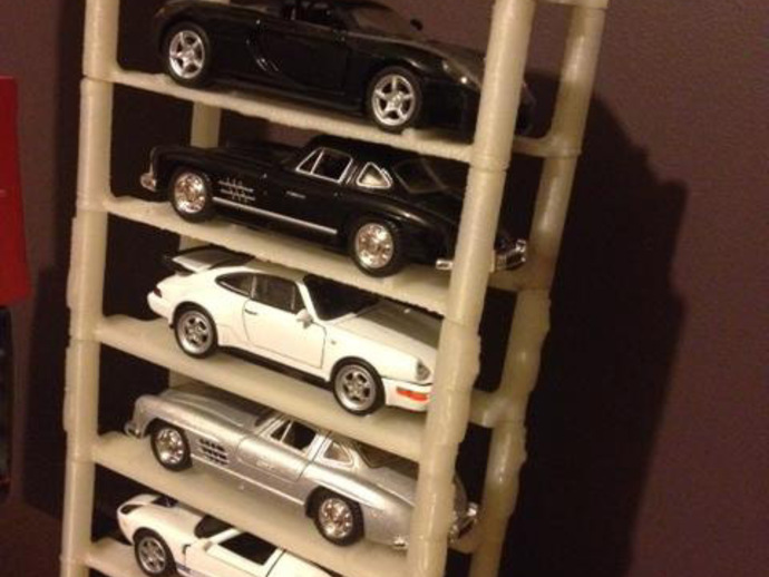1:36 Car model stackable rack