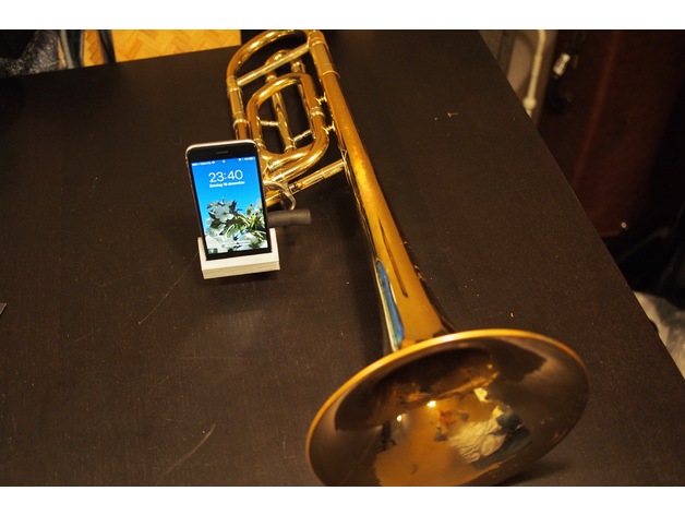 iPhone 6 trombone bell amplifier - Bach 42/50, customizable