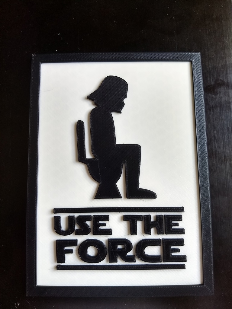 Decoration  Plate - Use The Force
