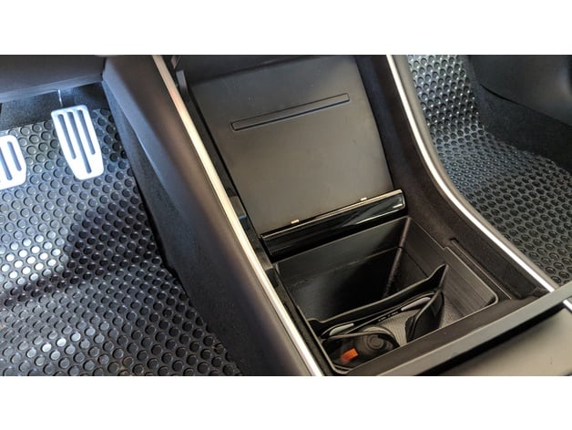 Bianco RUIYA Tesla Model 3 Console Centrale Scatola di Immagazzinaggio Vano Portaoggetti Console Storage Box Organizer per Auto Accessori 2021 Update