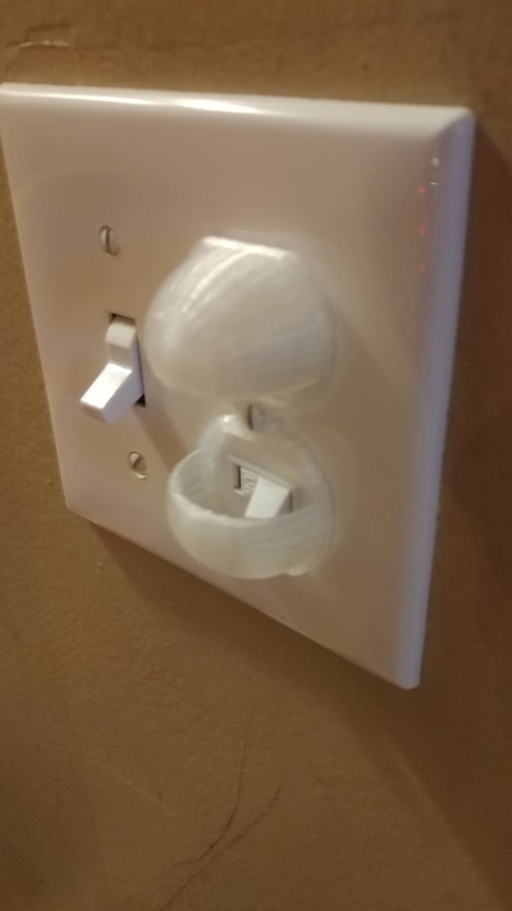Dual Horizontal Light Switch Cover