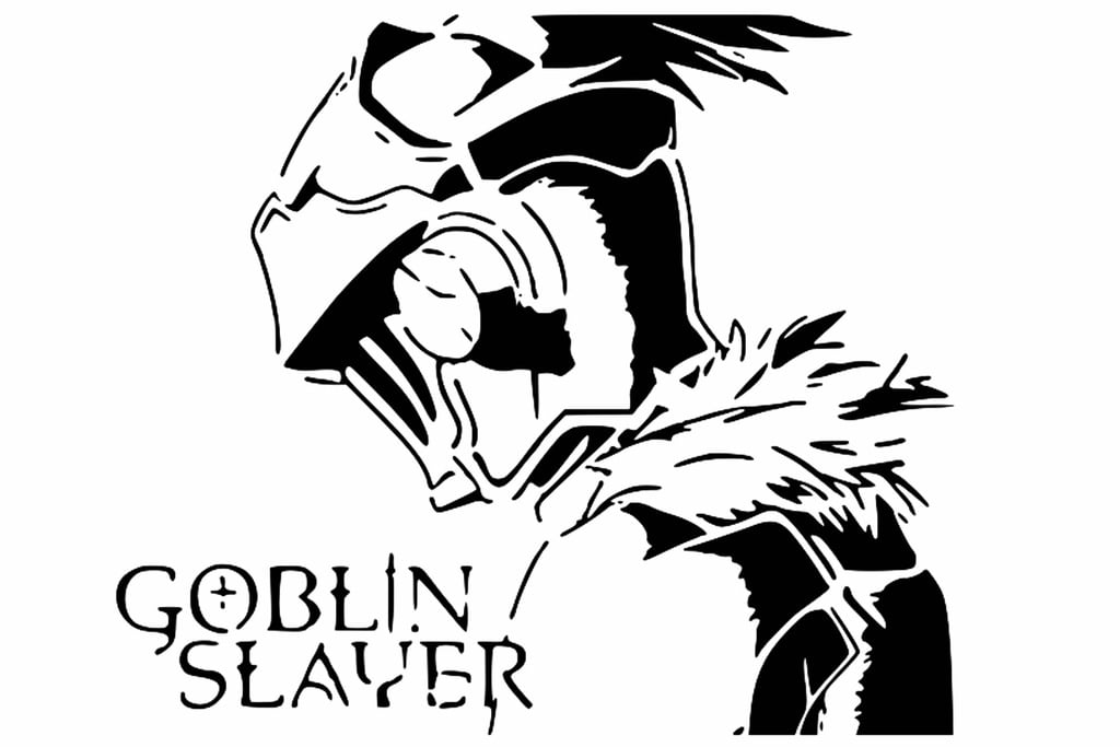 Goblin Slayer stencil