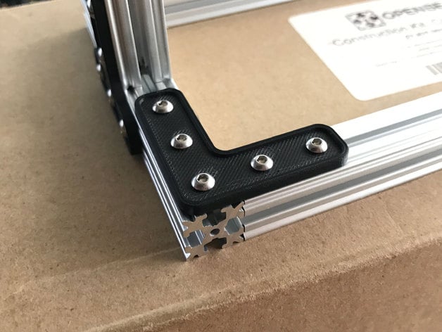 OpenBeam L Bracket without Gusset