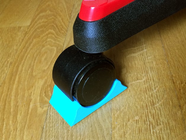 Wheel holder for racing office chair
