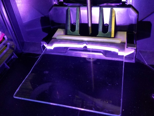 Aluminum Build Plate for Makerbot Mini (Printed on Makerbot Mini)