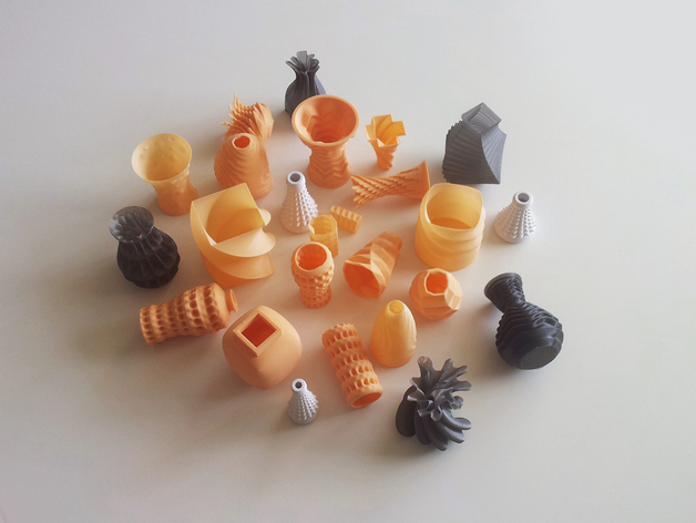 FICHIER pour imprimante 3D : salon - bibliothèque - salle a manger  Simple_Vases__c__preview_featured
