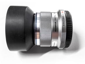Lens Hood for Olympus M.Zuiko Digital 45mm F1.8 (Micro FourThird) with Bayonet mount