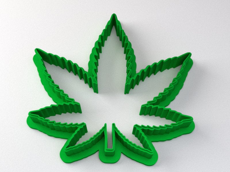 Cannabis Cookie Cutter - Marijuana Leaf