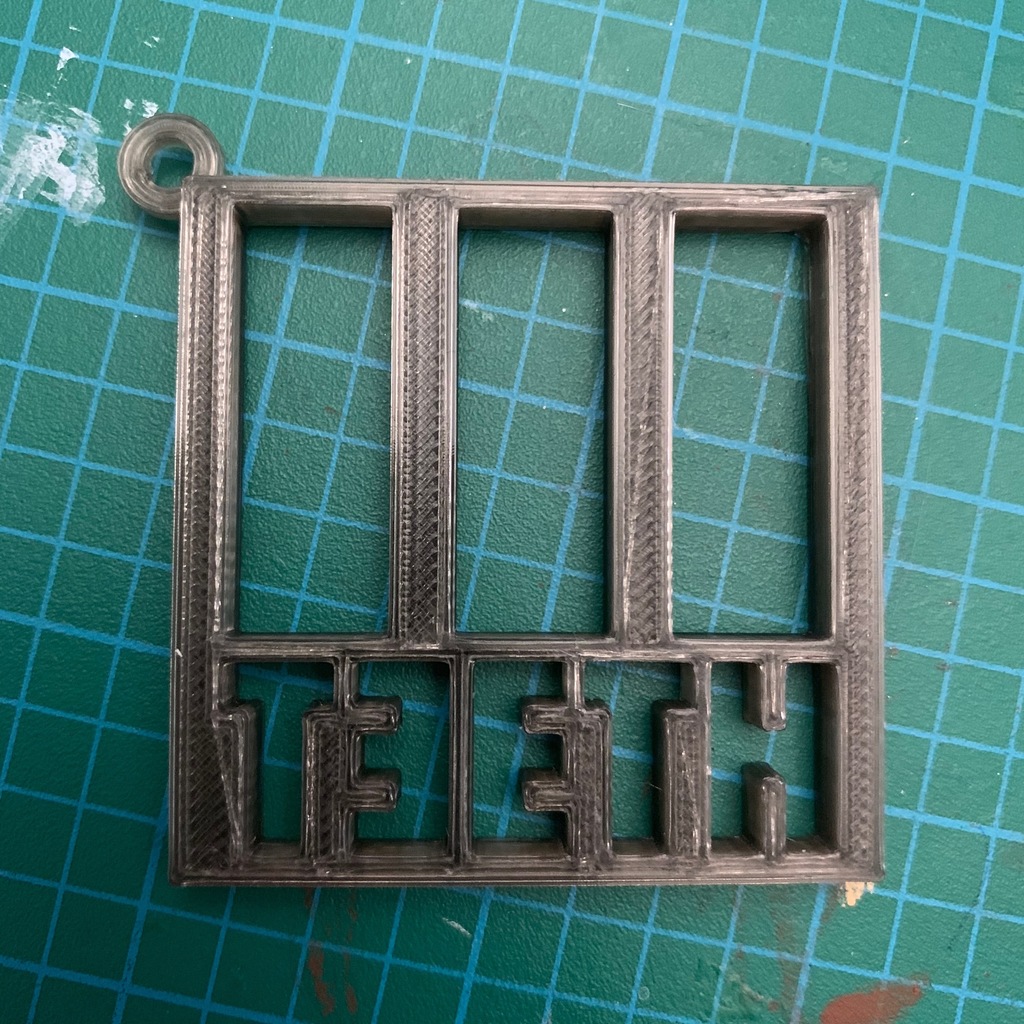 3TEETH Band Logo Keychain