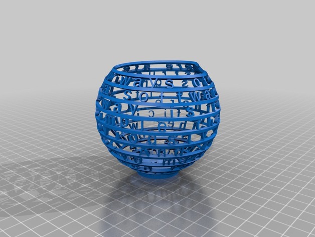 My Customized Text Sphere