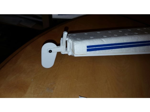 Water rudder for RC Airplane floats (foam)