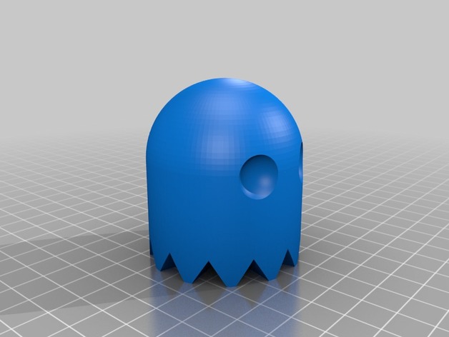 Customized Pacman Ghost, 50mm w/5mm LED