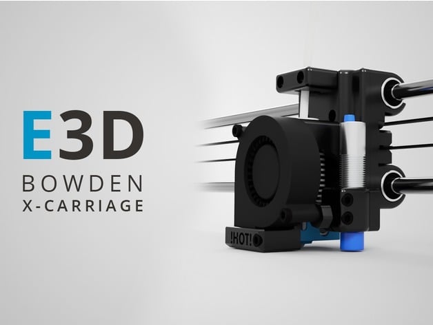 Bowden Xcarriage Mount For E3D V6