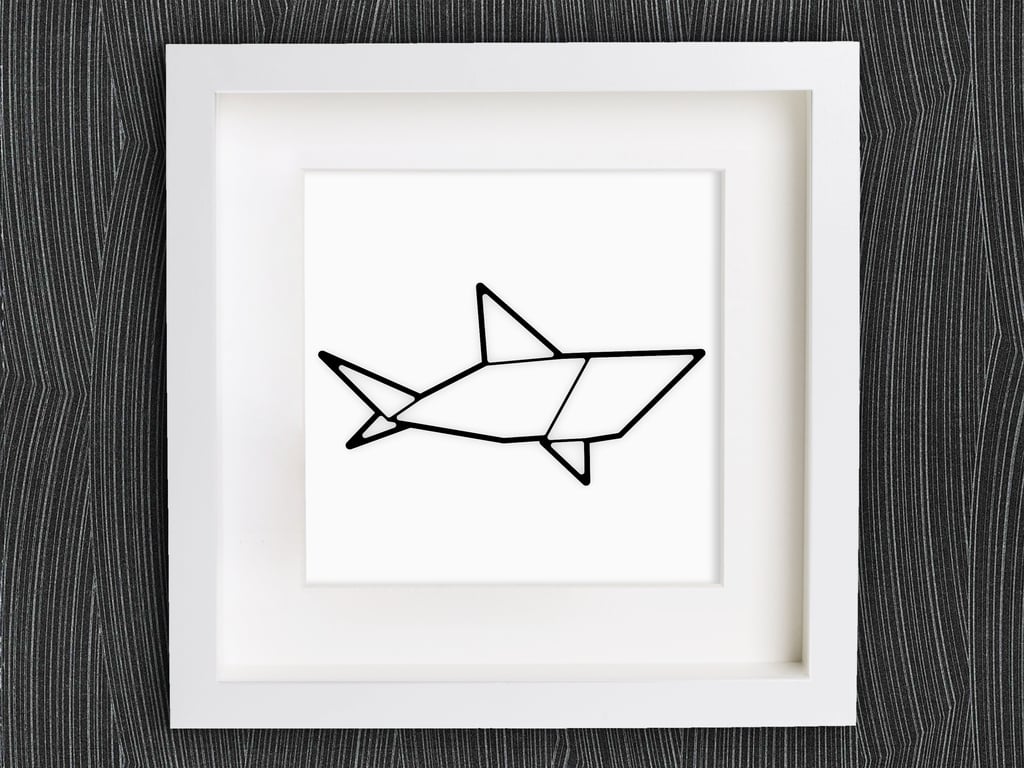 Customizable Origami Shark
