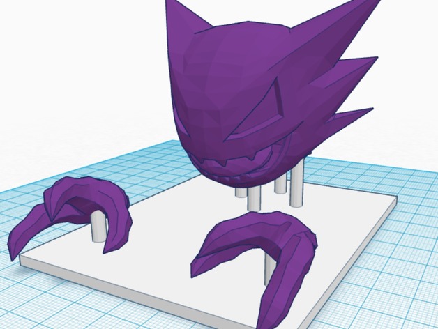 Haunter With Eyes And Floating Stand Pokemon