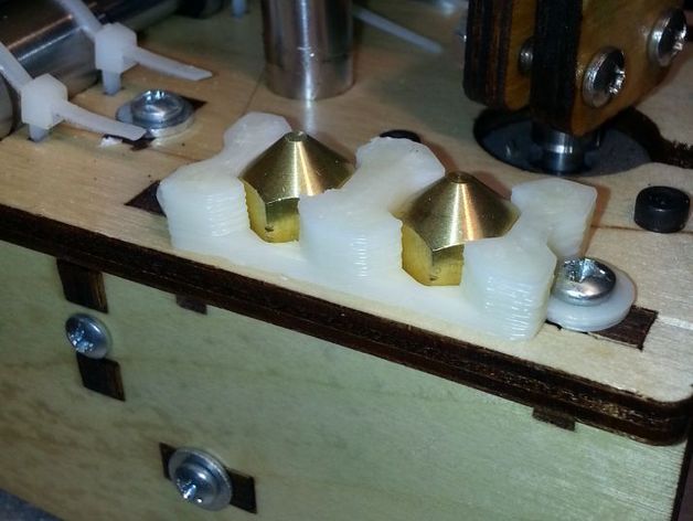Printrbot Extruder Nozzle Caddy