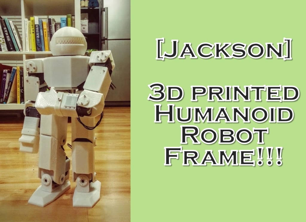 [Eunchan] 3d printed humanoid robot