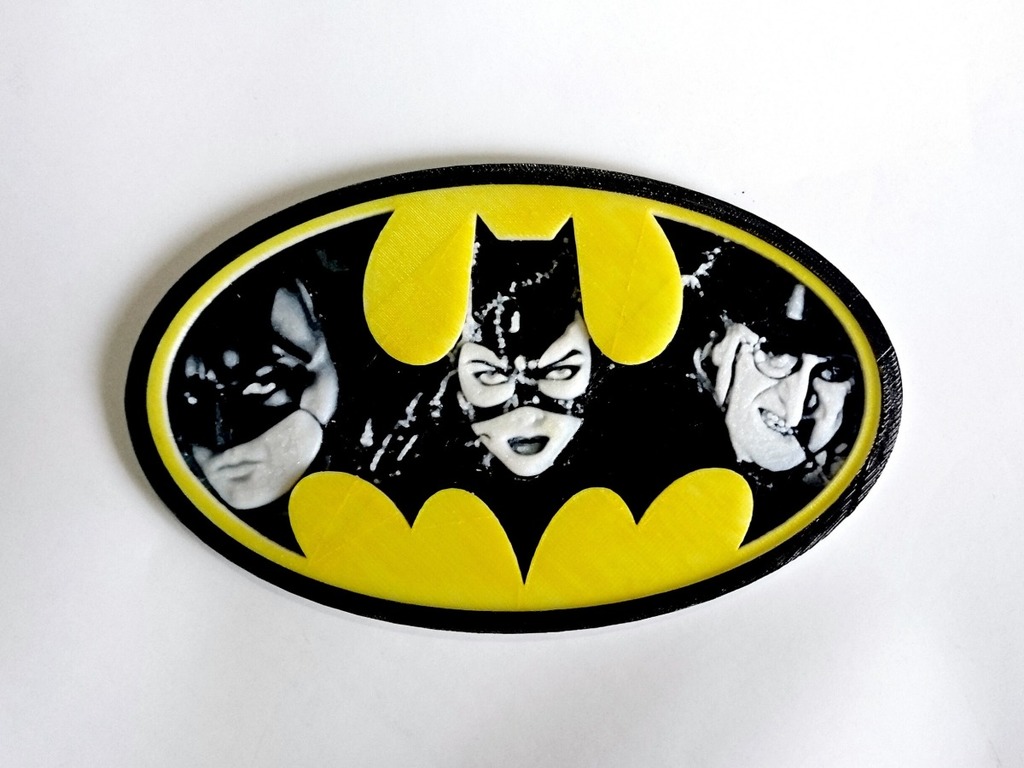 Placa logo Batman