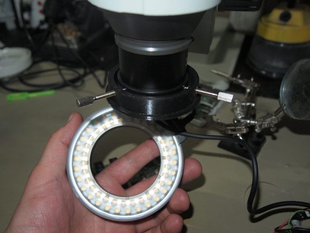 Aperture AHL-C60 LED Ring Flash Adapter for Stereo Microscope