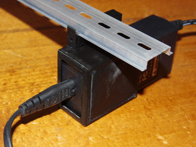DIN rail mount for DC power supply
