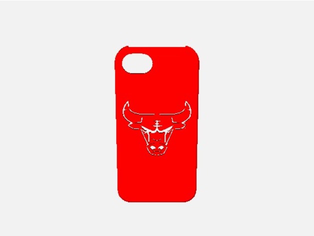 Customized iPhone 5 Cell Phone Case Chicago Bulls Logo