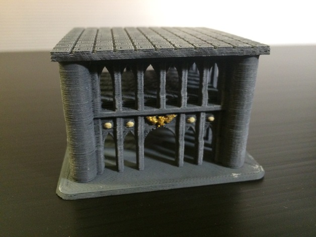 Small Imperium Building #1 for Epic 40K (6mm scale)