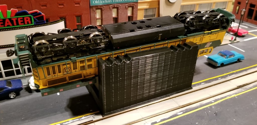 HO Scale Locomotive Cradle