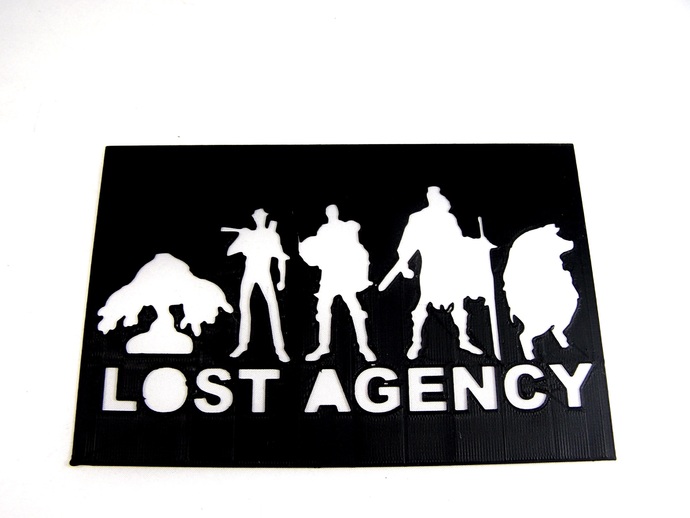 Lost Agency Stencil