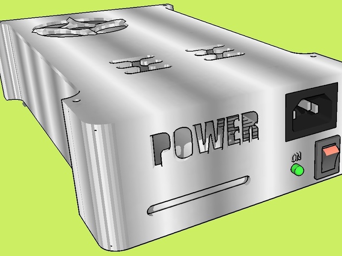 Power supply case