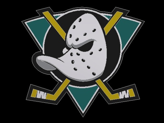 Anaheim Ducks Throwback Logo (Step File)