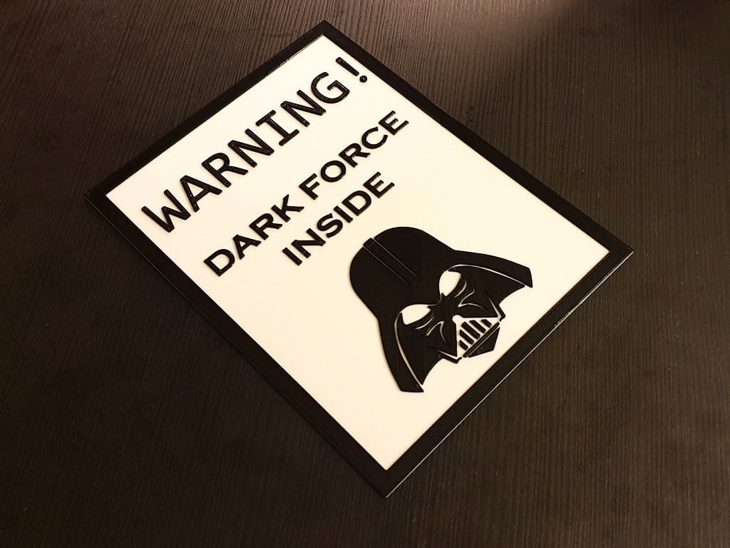 Star Wars Warning Sign