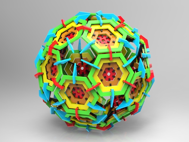 Icosahedron truncated